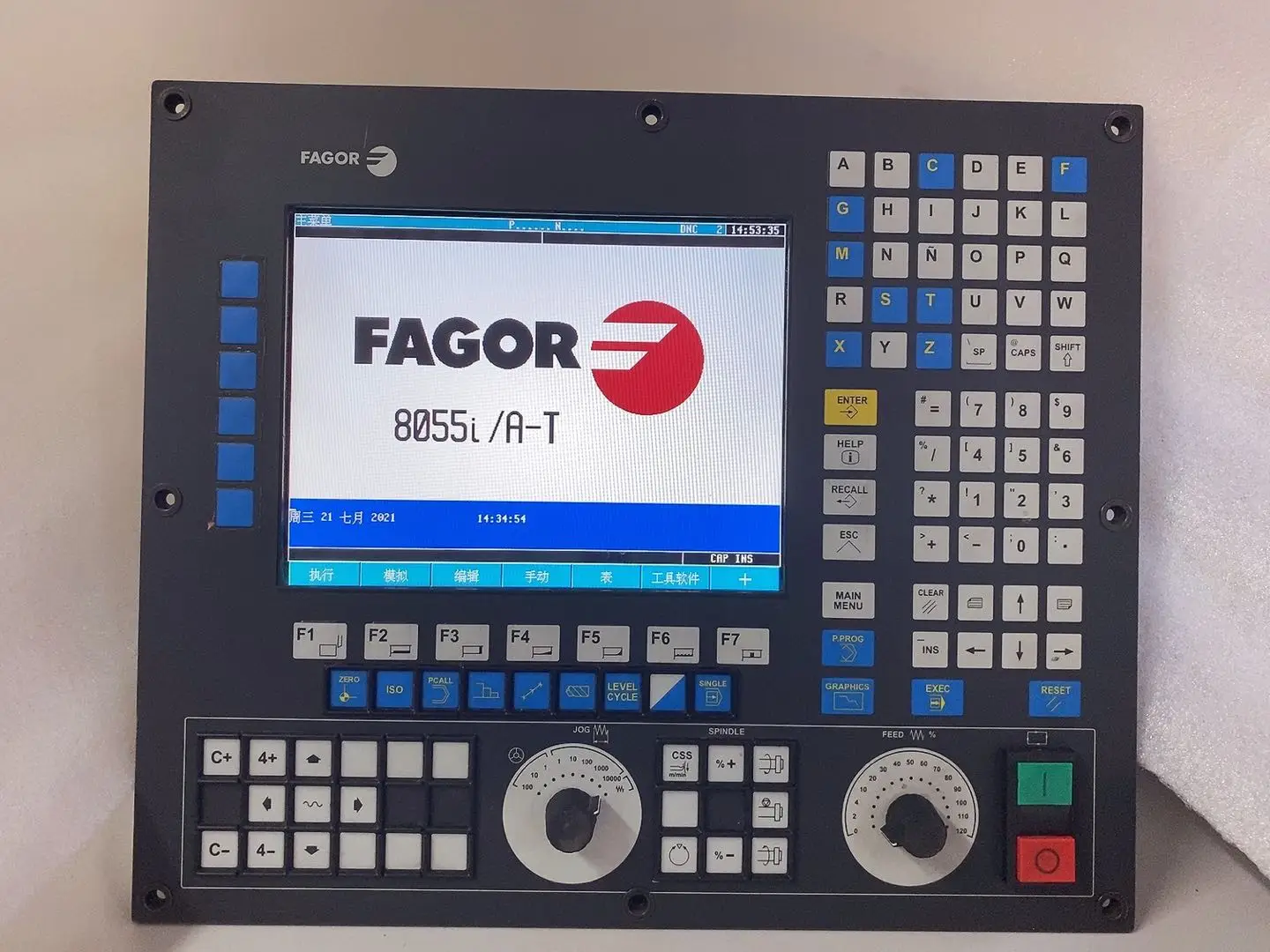 second hand CNC 8055iA-TC-COL-K Fagor CNC system CNC 8055i/A-TC-COL-K  fast shipping