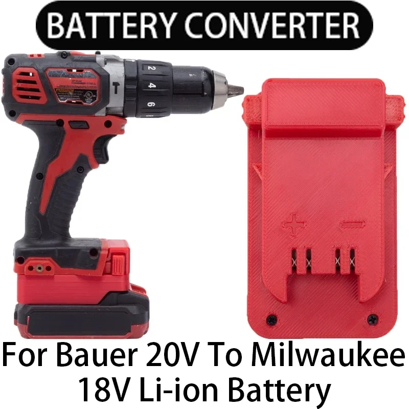 

Adapter for Milwaukee 18V Li-ion Tools To Convert To Bauer 20V Li-ion Battery Adapter Power Tool Accessories