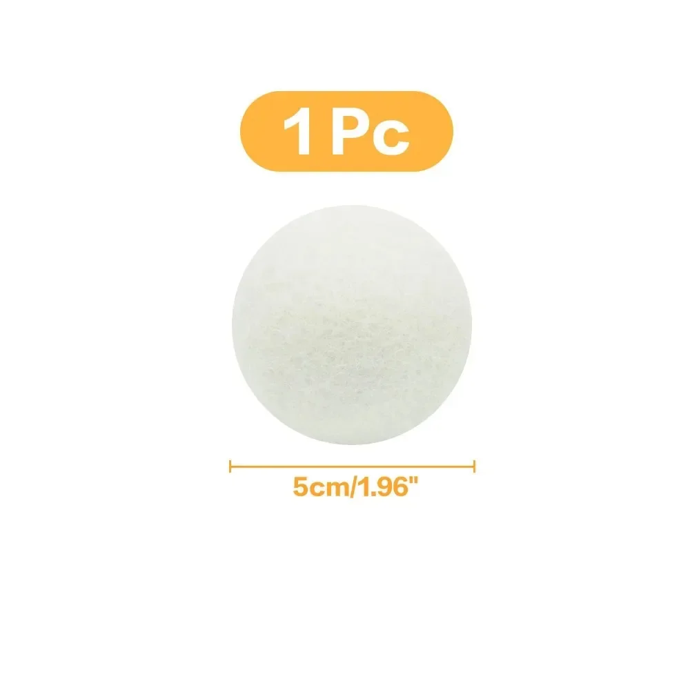 1-12 Stuks Herbruikbare Wol Droger Ballen Waterontharder Wasserij Thuis Wassen 4/5/6 Cm fleece Droge Kit Bal Nuttig Wasmachine Accessoires