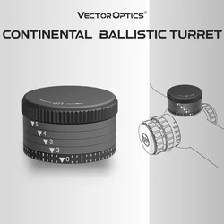 Visor de caza Continental X6 y X8 vectorial torreta balística