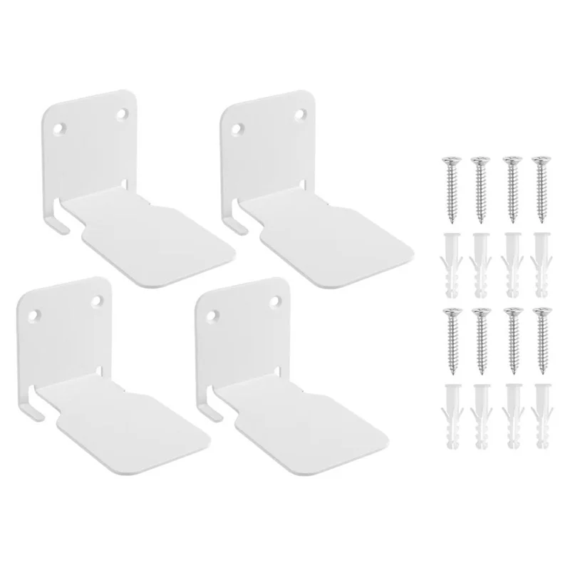 4PCS Invisible Floating Bookshelf Floating Book Organizer Wall Indoor Storage Replacement Suit Metal Shelves For Books,B-A57M