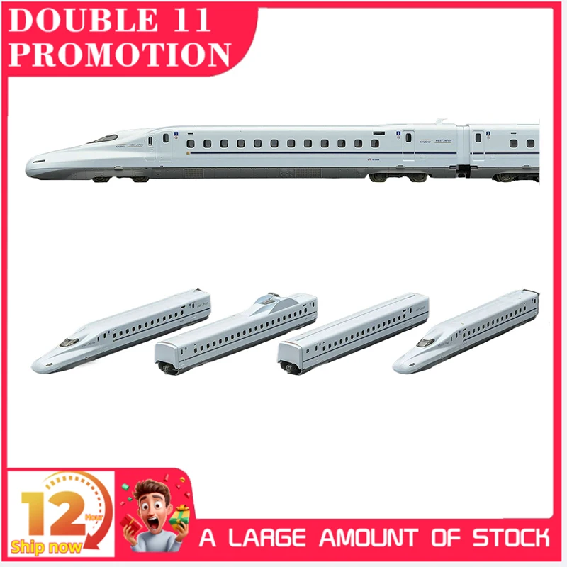 

TOMIX N Scale 1/160 Train Model 98518 N700 8000 Series Four-section Kyushu Shinkansen Train Model Toy Gift