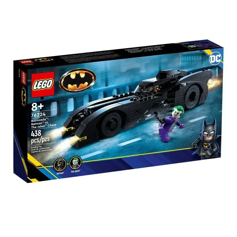 LEGO DC Batmobile: Batman vs. The Joker Chase 76224 Building Toy Set Batman\'s Iconic Vehicle with Weapons and a Minifigure Xmas