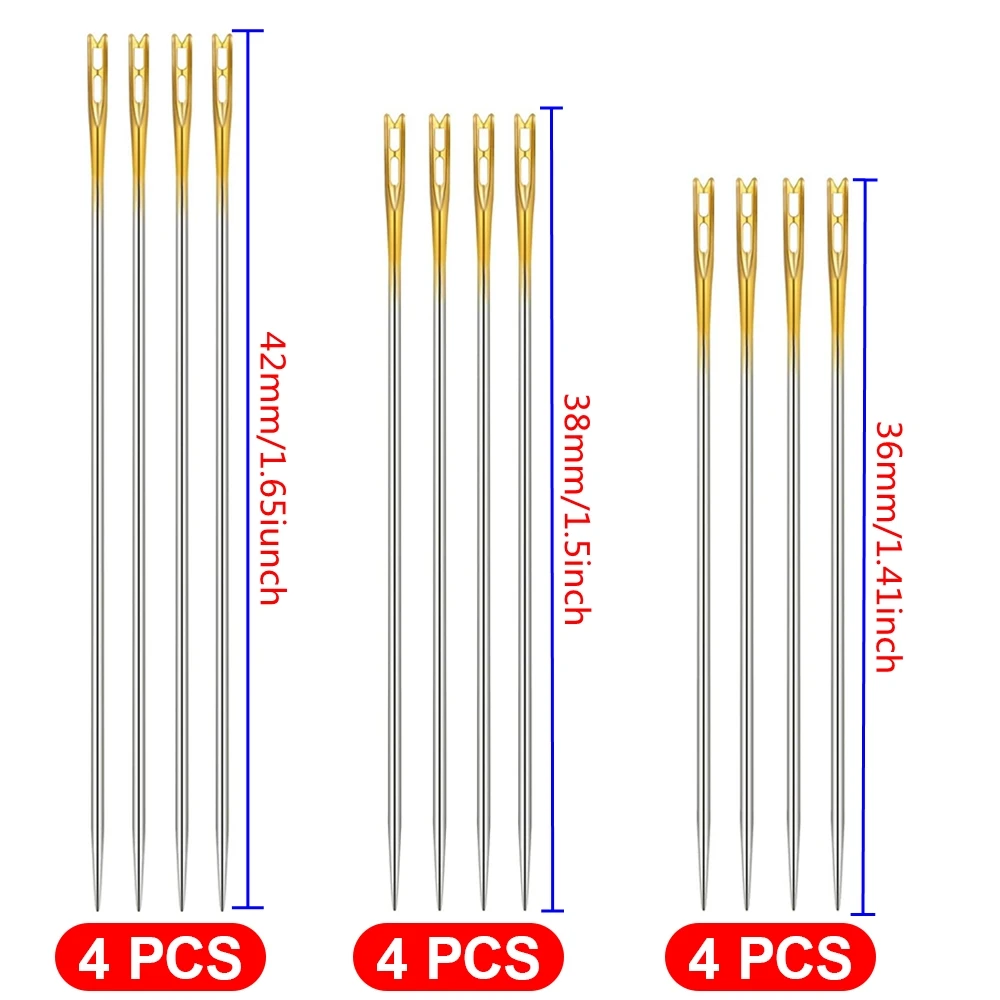 Self Threading Sewing Needles 3