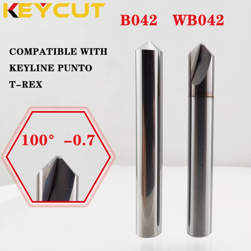 

KEYLINE Milling Cutter HB042 100° P-0.7 and Punto Tracer B042 Fits KEYLINE PUNTO T-REX 303 Aftermarket Locksmith Tools