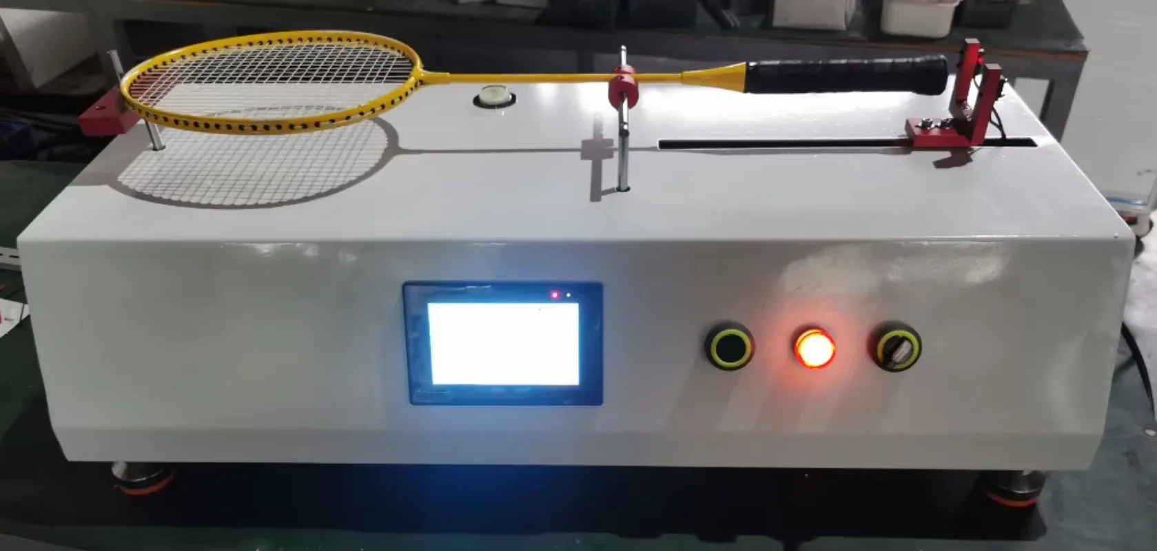 Automatic Badminton & Tennis Racket Balancing Testing Machine Measures Swing Weight Balance Point & Length 1 Year Warranty
