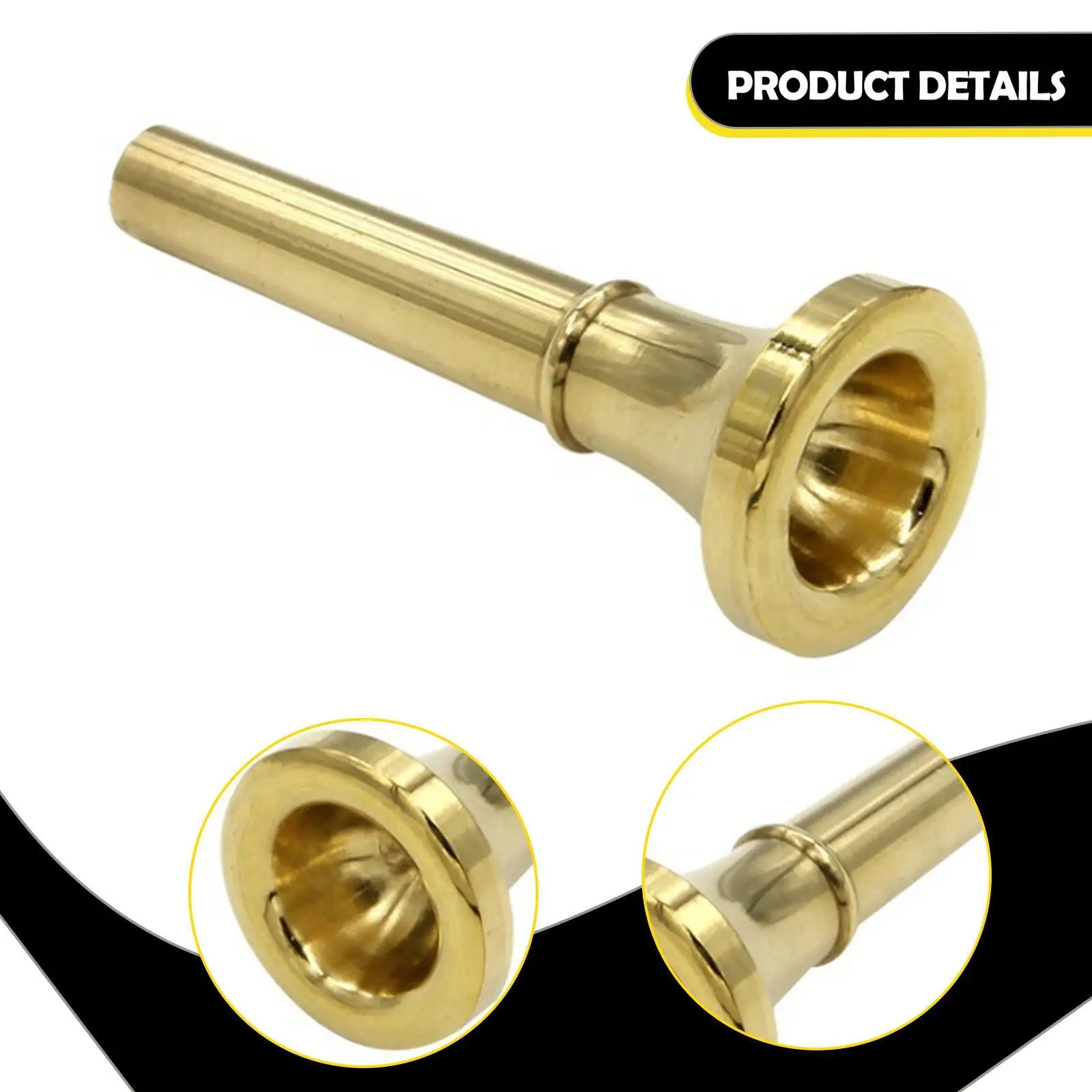 Alto Trombone Mouthpiece Replace High Performance Sound Professonal Classic Brass Lightweight Musical Instrument Accessories