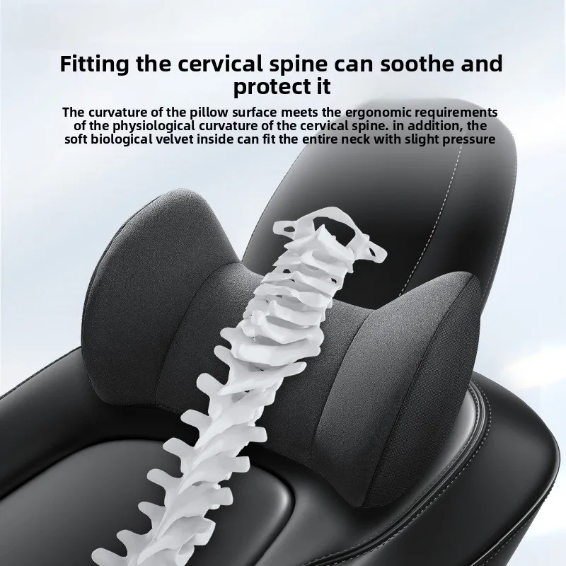 Suitable for rejuvenating Tesla Waist Rest Model/Y Headrest Car Waist Protection Neck Pillow Waist Support Car Ya Accessories