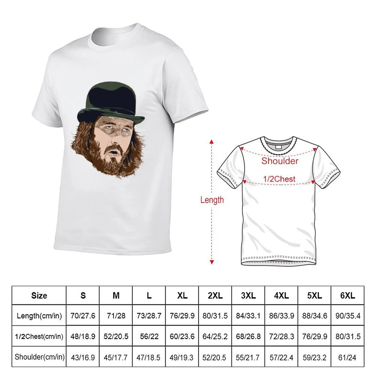 John Bonham T-Shirt luxury designer heavyweights shirts men
