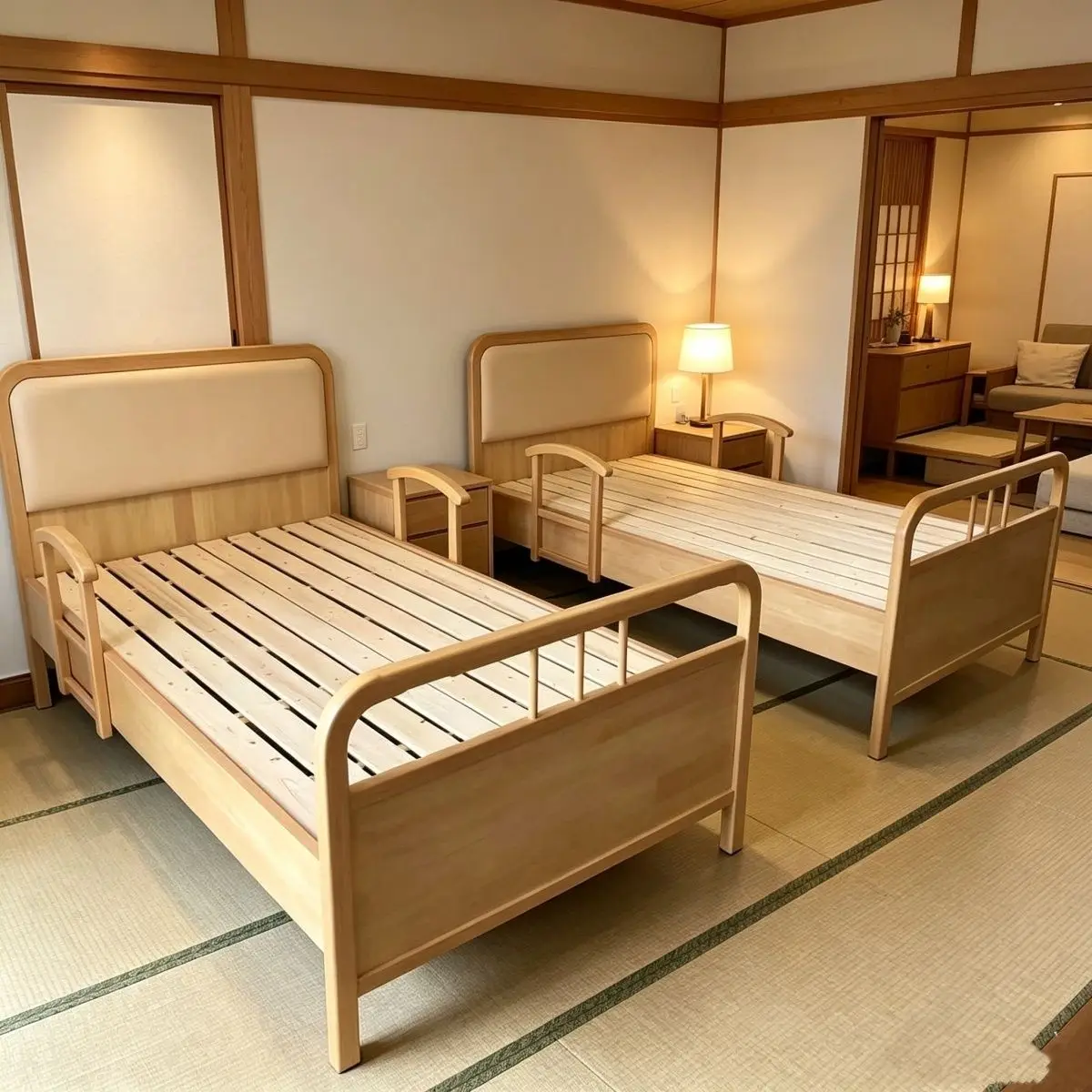 Home for the elderly safety Solid wood 1.2 Solid wood  Elderly care  Home with guardrail Soft bag