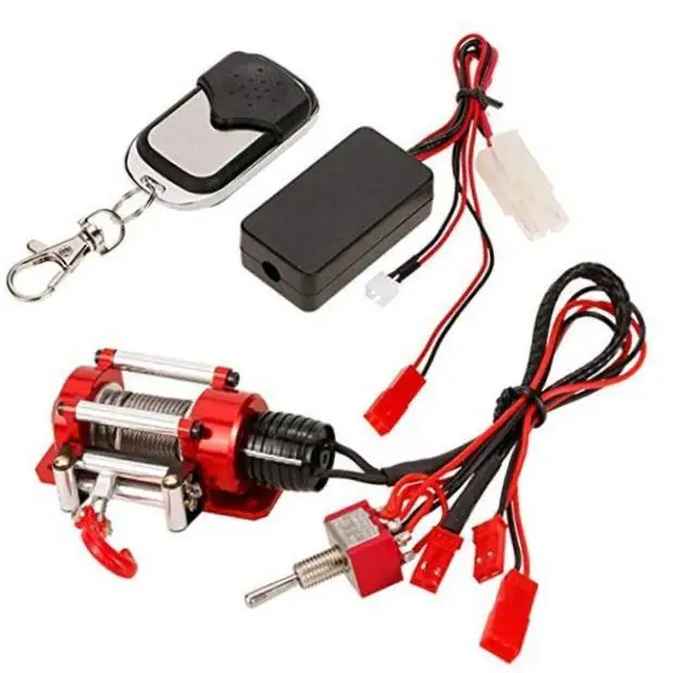 Climbing Car Model Winch Professional Easy to Install Replacement for SCX10