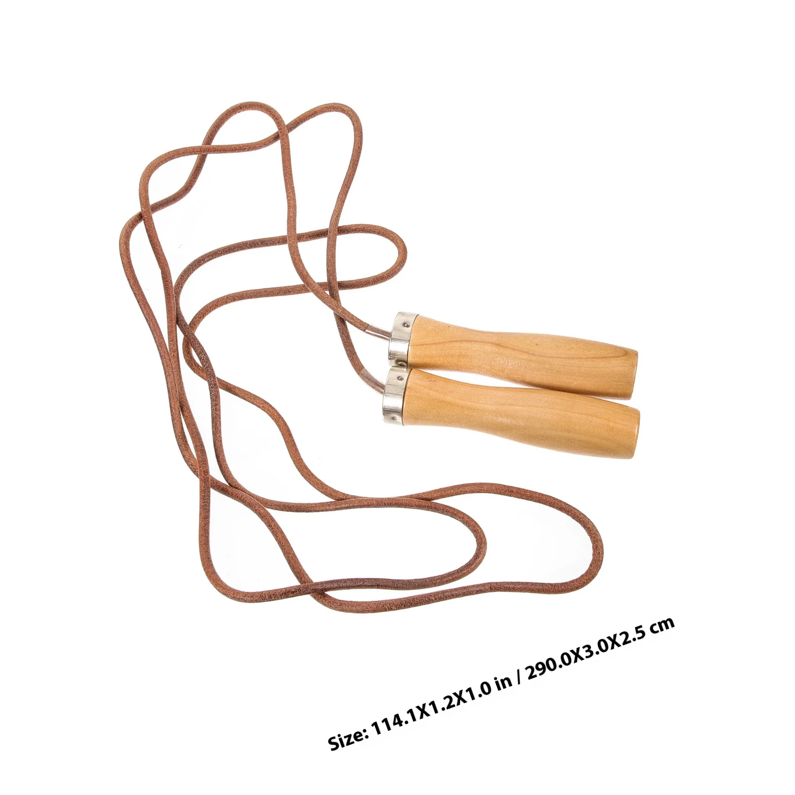 Cuerda para saltar ponderada, mango de madera, agarre ergonómico antideslizante, cuerda para saltar de Fitness portátil para entrenamiento de resistencia y pérdida de peso