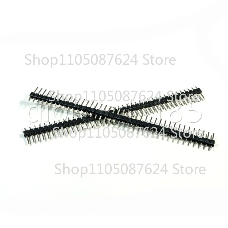 ZZZ 50pcs 40-Pin 40P 2.54mm Single Row Straight Male Pin Header Strip