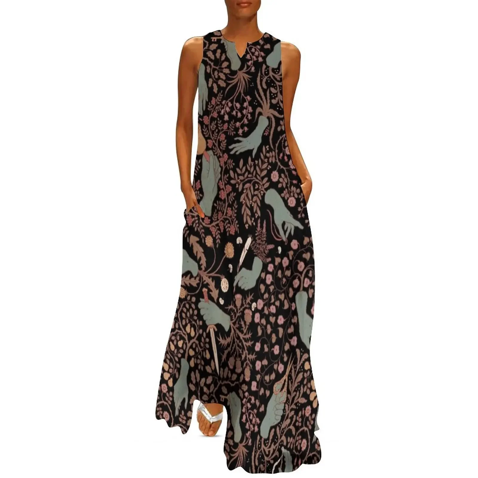 

Your hands are cold Long Dress party dresses woman Women dresses summer Women's evening dress Dress