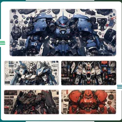 Gundam Mouse Pad Mecha Warrior Free Dark Blue Zagu Red Zagu Gundam Manga Computer Laptop Keyboard Game Esports Desk Mat Gift