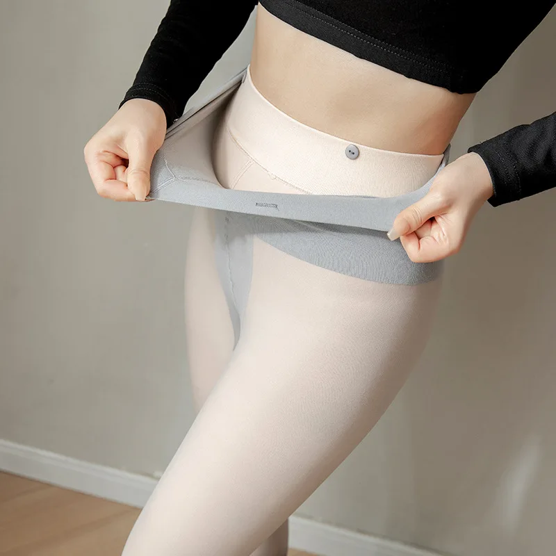 Spring Women Gradient Tights Sexy Slim Stockings Pantyhose Thermal Pants High Elastic Winter Thick Warm Tights Lolita Socks