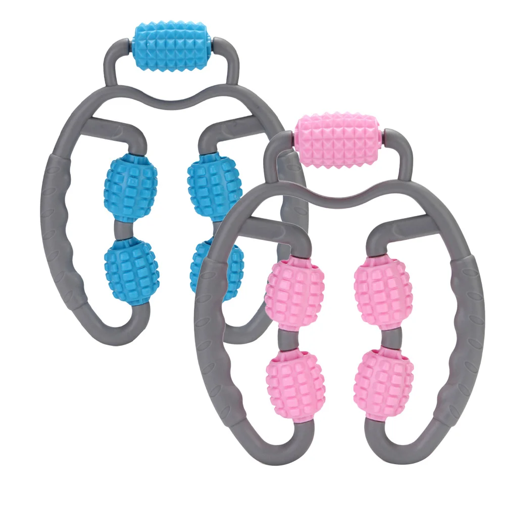 

1pc Leg Massager Ring Clip Design Comfortable Rolling Massager For Muscle Relaxation Pain Blood Circulation