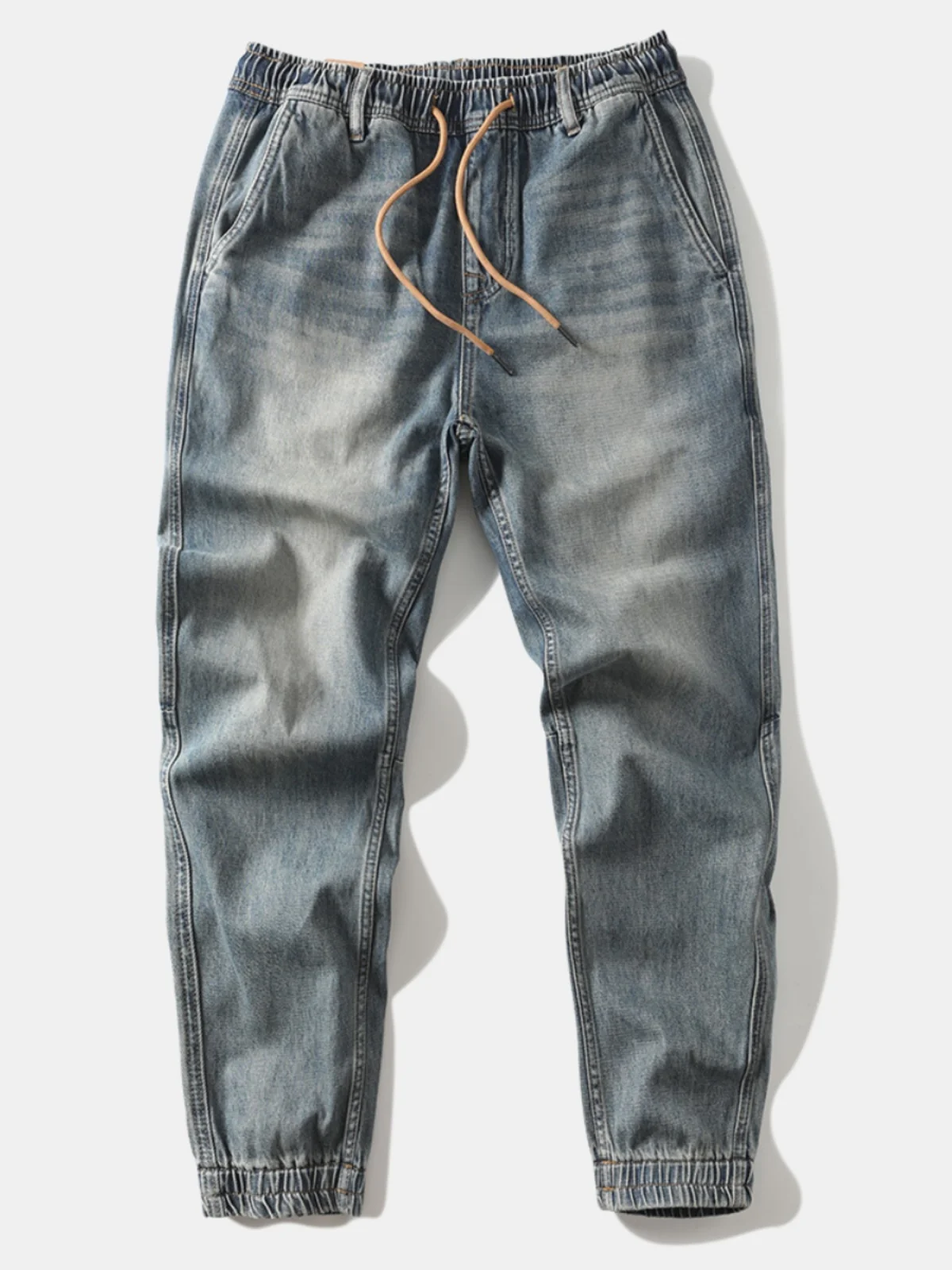 

American Sle Worn-look Men's Jeans Durable Workwear Trousers for Men to Wear While Working And Office Going Youth Faion