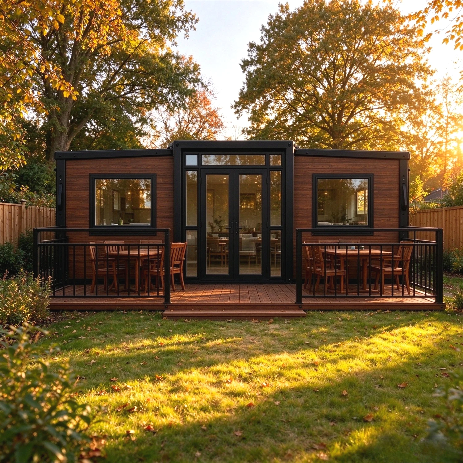 Portable Modular Homes Detachable Container House Fabricated Home Restaurant Luxury Expandable Container House Warehouse Barn