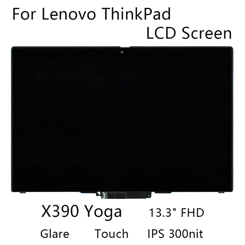 

13,3 "FHD новый для Lenovo ThinkPad X390 Yoga ноутбука ЖК-экран сенсорный блики IPS 300nit 02HM861 02HM862