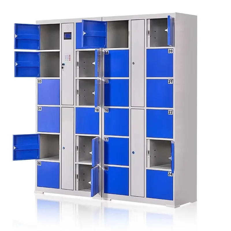 Intelligent Storage Locker Cabinet Smart Parcel and Personal Storage System for Office Building