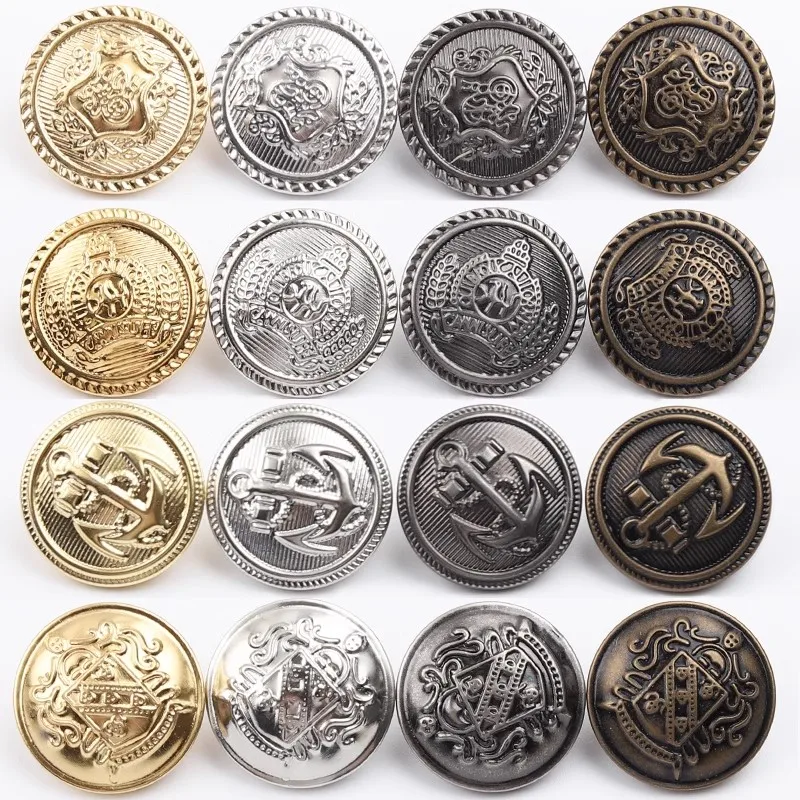 

Высококачественная металлическая пуговица для пальто, костюма, мужских и женских джинсов, верхней одежды, модные аксессуары для шитья своими руками