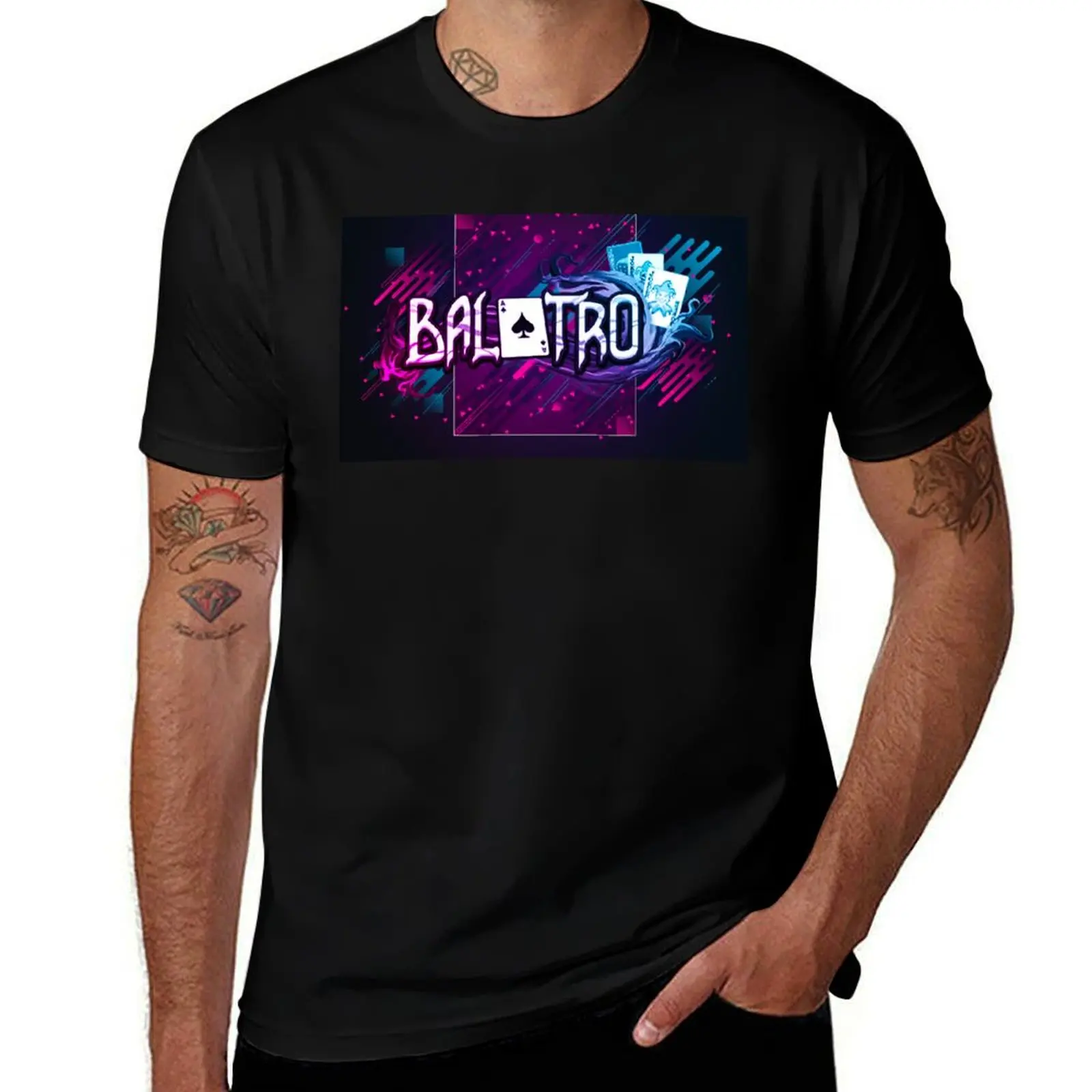 

Balatro Modern Graphic Design T-Shirt Mechanic Work Tee Shirt