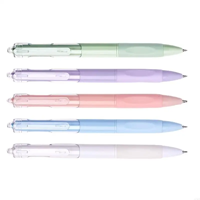 270B 5 PCS قابلة للسحب قلم الحبر الأسود القلم الجمالي القلم 0.5 مم قلم محايد الضغط على القلم القلم الحبر القلم القلم القلم