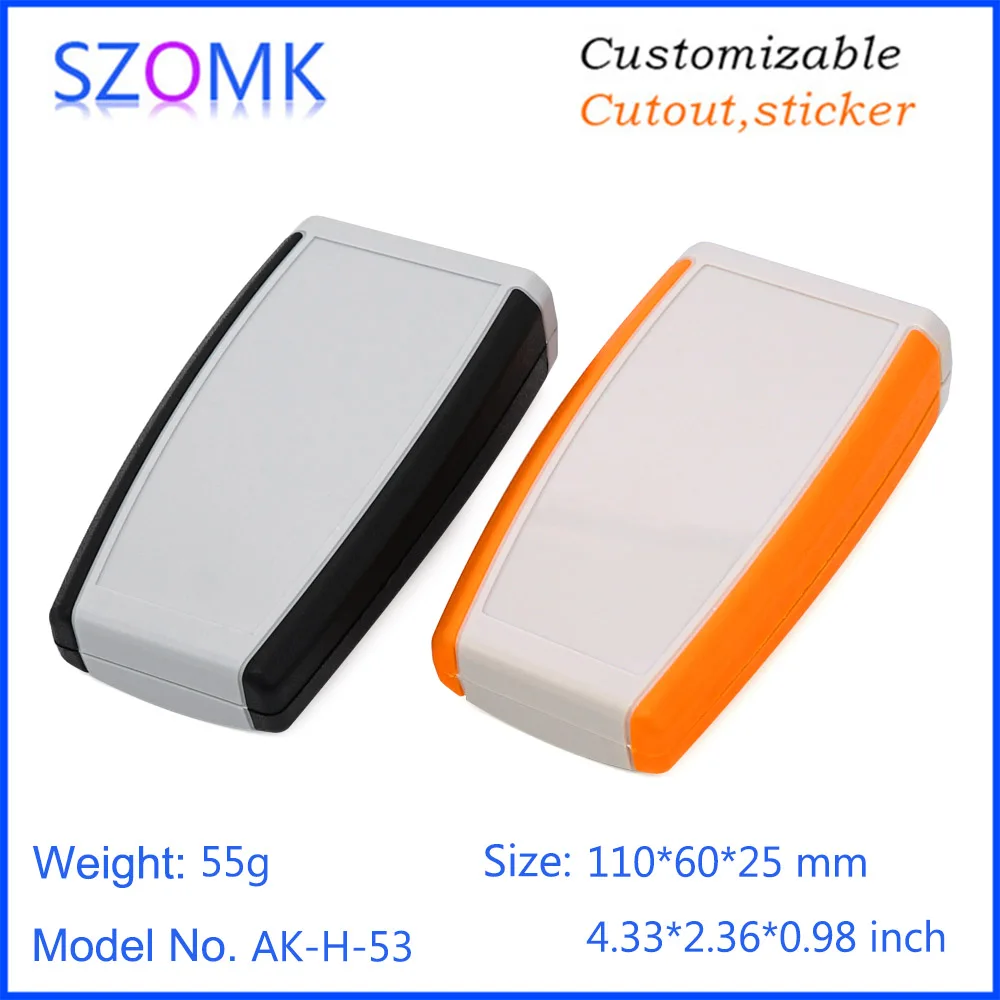 ABS Plastic handheld enclosure electrical box 4Pcs 110*60*25mmSZOMK Plastic electronics equipment enclosure junction housing