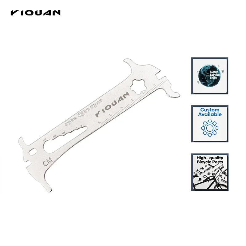 Bicycle Chain Wear Checker Indicator Repair Tool MTB Road Bike Chain Gauge Measurement Ruler Replacement Bicycle Accessories