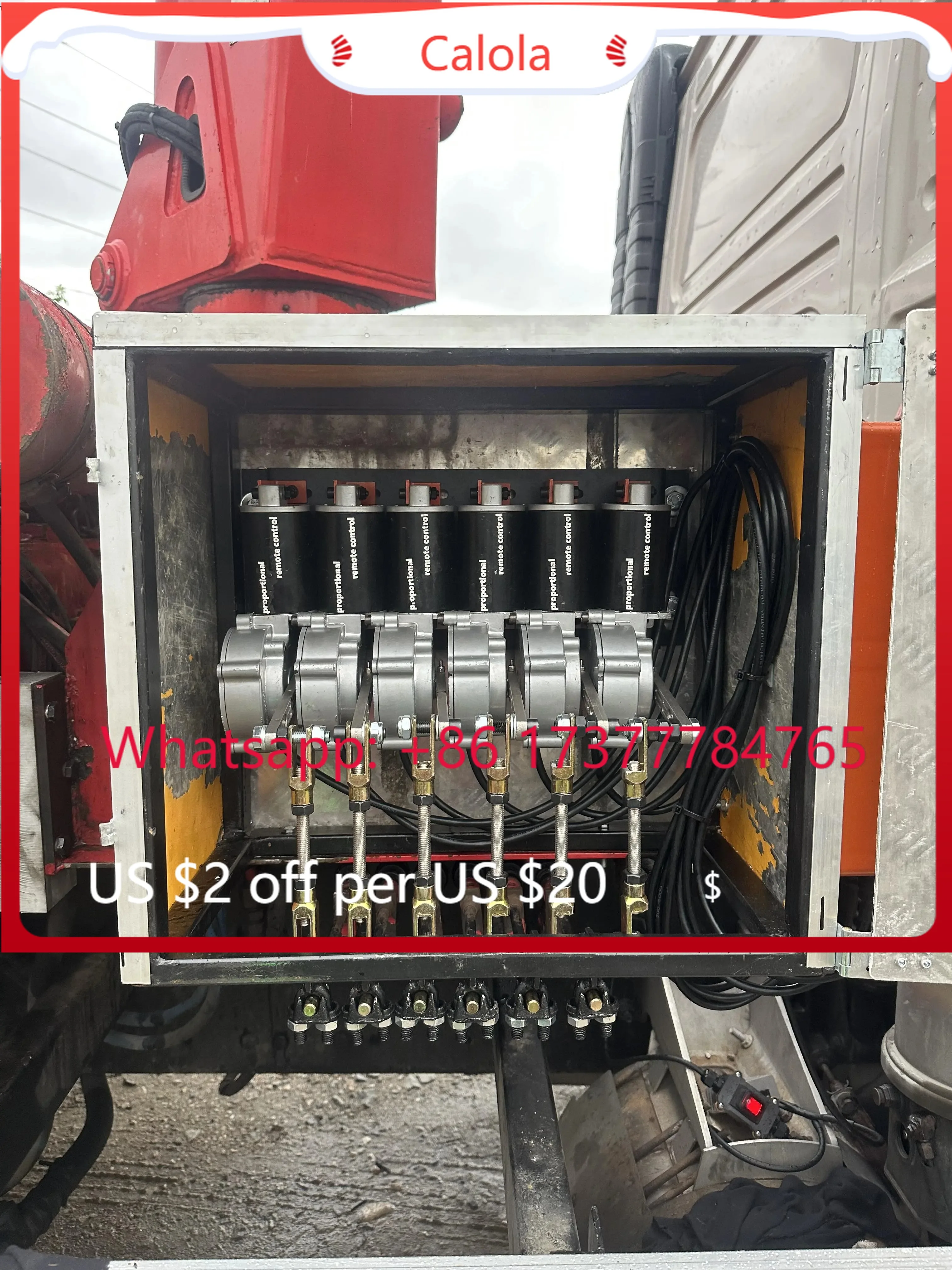 6 Joystick Wireless Radio Remote Controller Motor Truck Crane