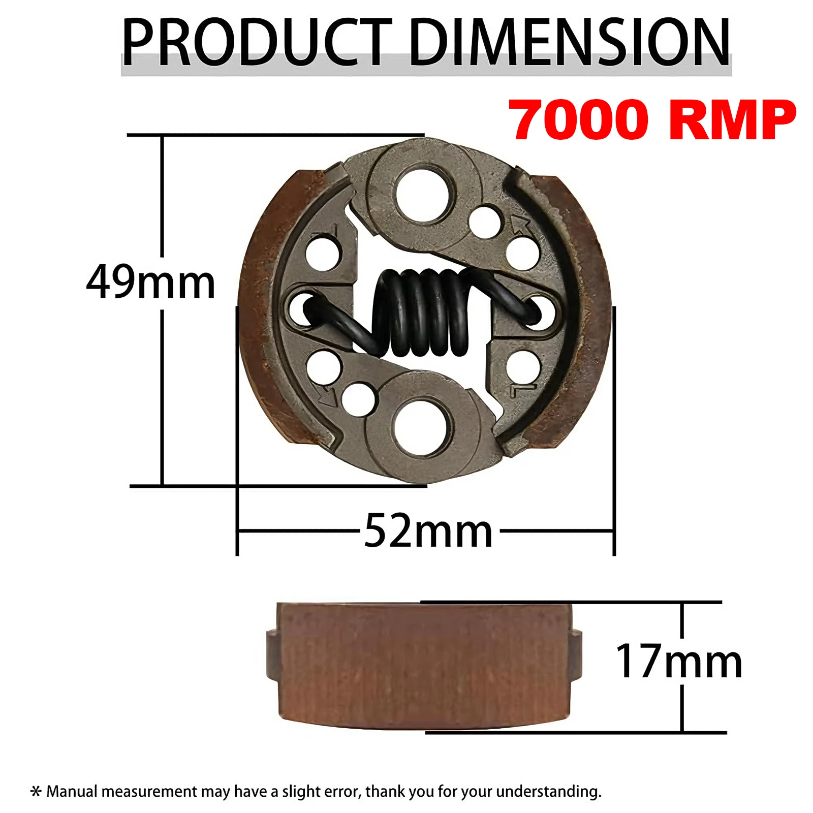 TSRW 6000 ~ 10000 RPM Kit Frizione per Auto RC 23CC-71CC Motore per 1/5 HPI ROFUN ROVAN KM Baja Losi 5ive T FG GoPed RedCat Rc Parti