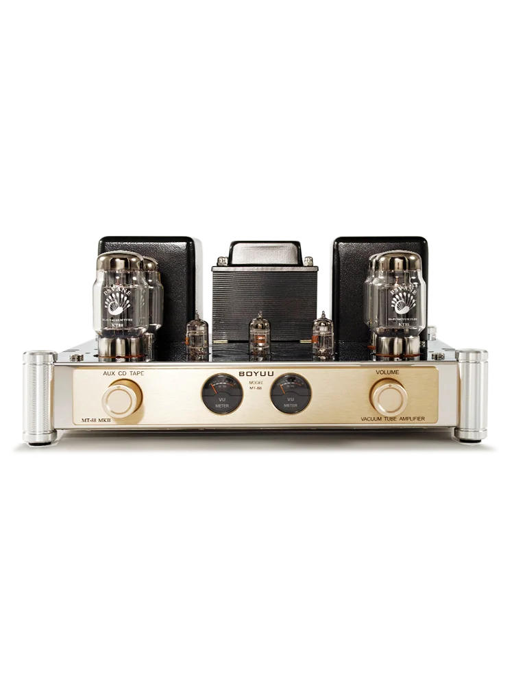 Bozhiyun MT88 High Power Tube Amplifier KT88 Tube Fever Push-pull Pure Power Amplifier REISONG