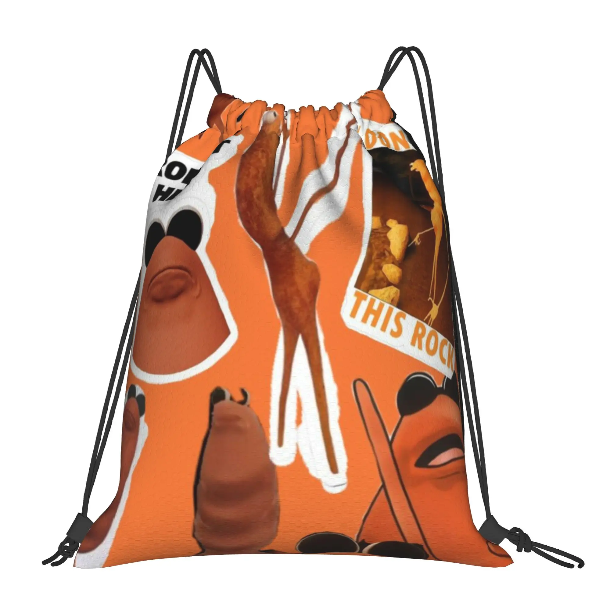 Marcus The Worm 15 Marcus The Worm Portable Sports Drawstring Backpack Riding Backpack Gym Shoes Drawstring Bags