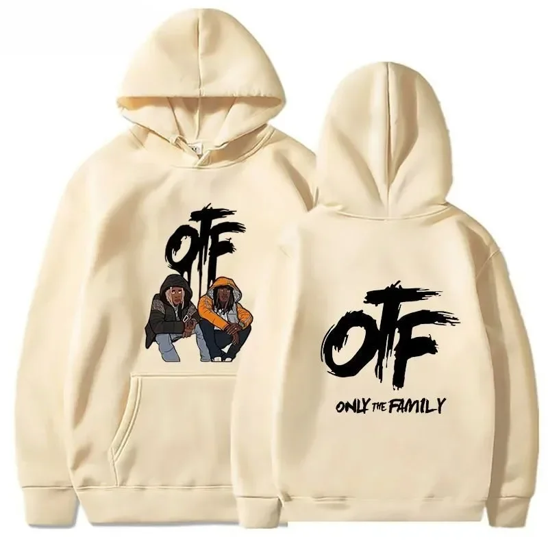 OTF Setr Hip Hop Letter Prt Print Men Hoodie Luxury Brands Pullover Hoodies Women New Streetwear Sweatshirt Hooded Autumn Winter