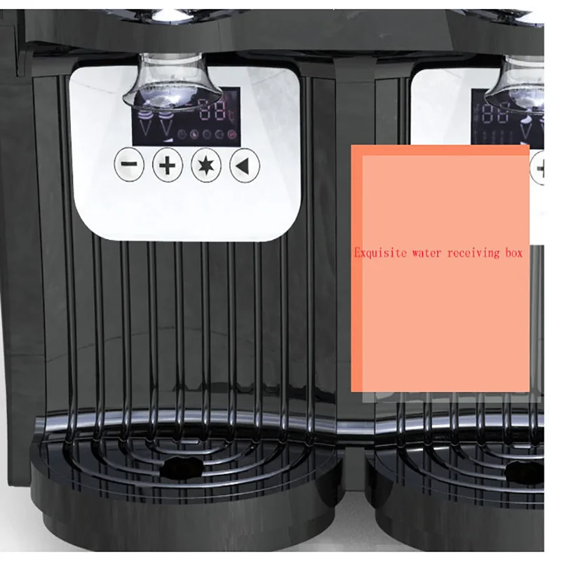 Double Cylinder Automatic Mixing Snow Velvet & Smoothie Cold   Beverage Machine with Refrigeration Cylinder Quick Freezing