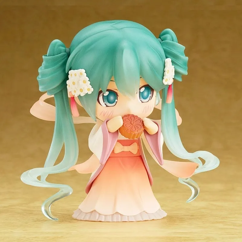 

Hatsune Miku Nendoroid Figure Mid Autumn Festival Hatsune Movable Doll Model Ornaments Anime Peripheral Boutique Model Toys