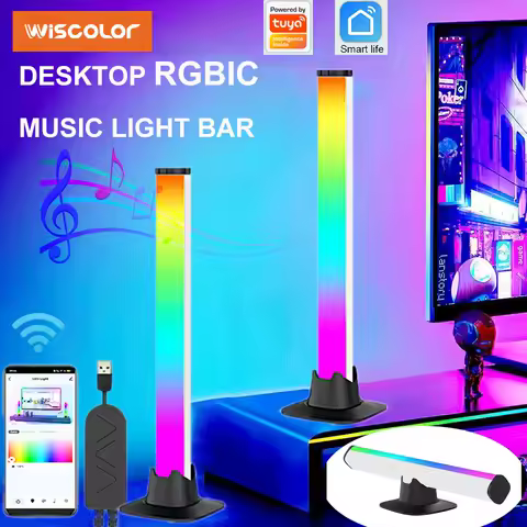 Music sync LED light bar
