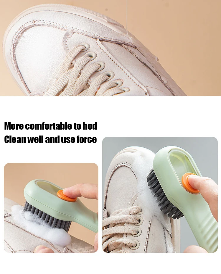 1/2Pcs Multifunktionale Reinigung Pinsel Weiche Automatische Flüssigkeit Schuh Pinsel Kleidung Pinsel Schuh Kleidung Bord Pinsel Schuh Reiniger werkzeug – Detail 7