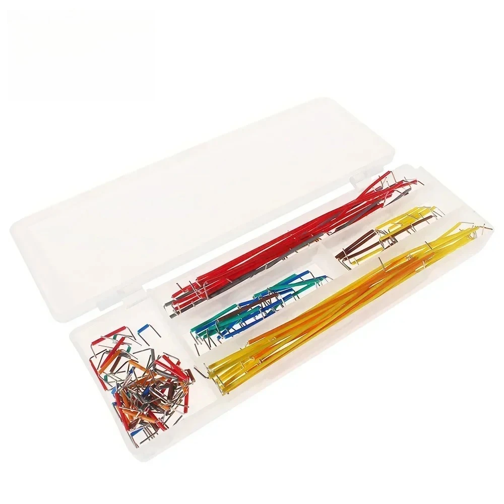 Breadboard Cable Kit 750 Points Prototype Board 65 Jumper Wire 140 U-Shape Solderless Bread Board Jumper Wire DIY Electronic Kit
