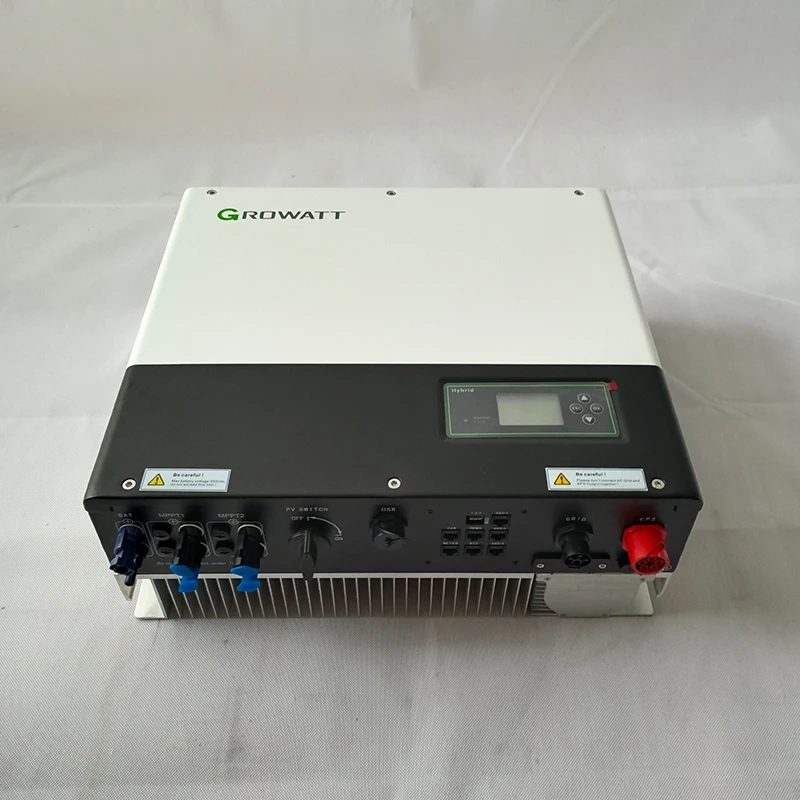 GROWATTINVERTER FASE ÚNICA 3KW 4KW 5KW 6KW SPF6000 24V 48V CON BATERÍA