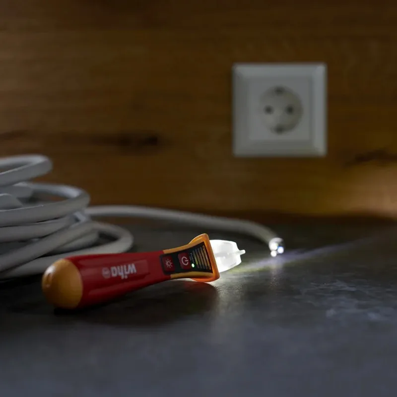 Wiha 43797 43798 Non Contact Single Pole Voltage Detector Electrician Circuit Break Finder Wiring Safety Tester Tool