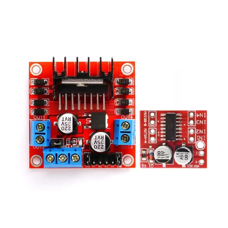 -A15I L298N DC Motor Driver Module Ideal For Robotics And Smart Car Projects Dual H-Bridge Stepper Motor Driver Board Module 2A/