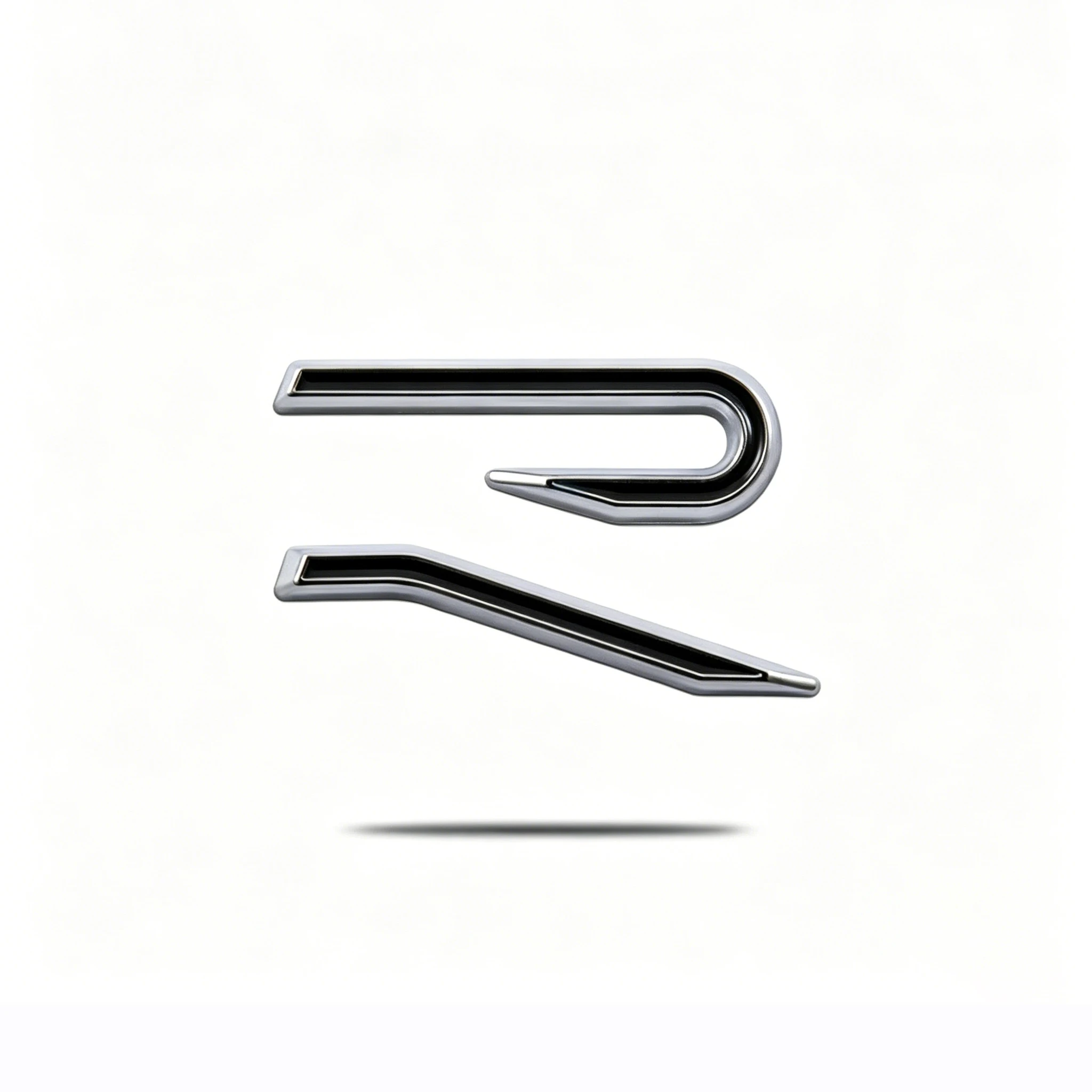 3D Metall R-Logo Aufkleber Auto Heckklappen-Emblem Aufkleber für VW Golf 5 6 7 MK7 MK6 Polo Jetta Scirocco Beetle Passat Tiguan