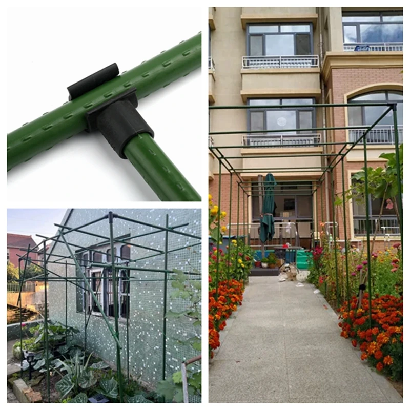 2~30 PCS Plant Support Awning Pillar Accessories Three-way Four-way Clip Garden Support Climbing Vine Shelf Connector