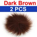2pcs Dark Brown