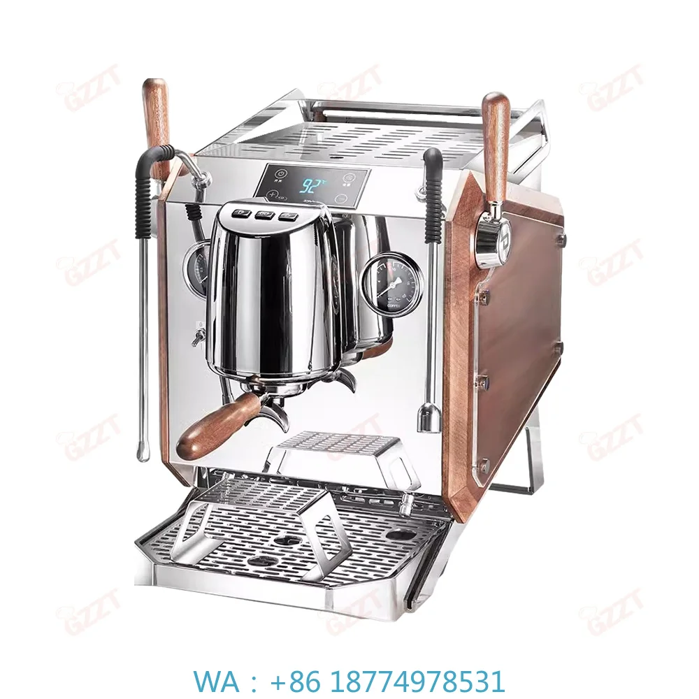 Commercial Stainless Steel Single One Group Espresso Maker, Cafetera Individual E61 PID Semi‑Auto 58MM Saturation Brewer Coffee