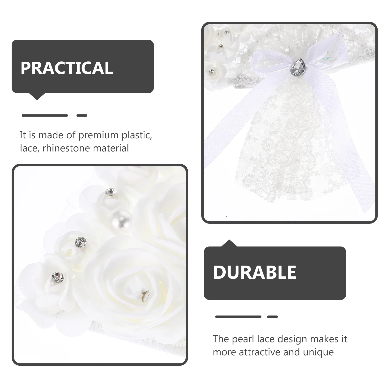 

Кружевной свадебный веер со стразами, свадебный декоративный веер с цветочным дизайном, реквизит для фотосессии, свадебный реквизит