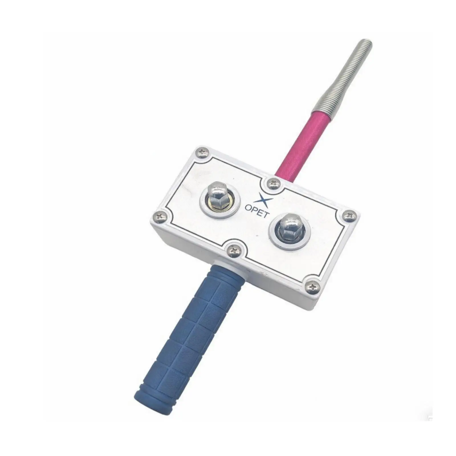 Electric Wire Threading Tool with Flexible Pink Shaft for Conduit Cable Guide and Pulling Tasks