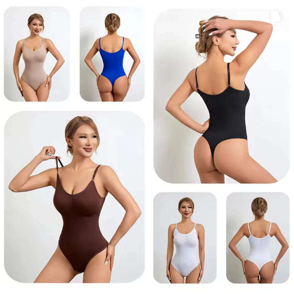 Женские стринги, корректирующее белье, боди с контролем живота, бесшовные стринги, боди, обтягивающий комбинезон для похудения